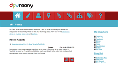 Desktop Screenshot of dpvreony.co.uk